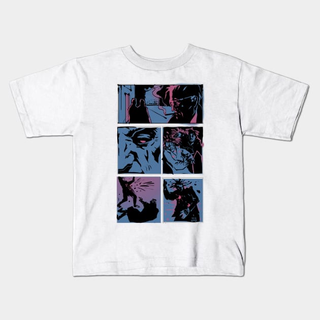 Comic page Panel frame Kids T-Shirt by SHCHERBAK